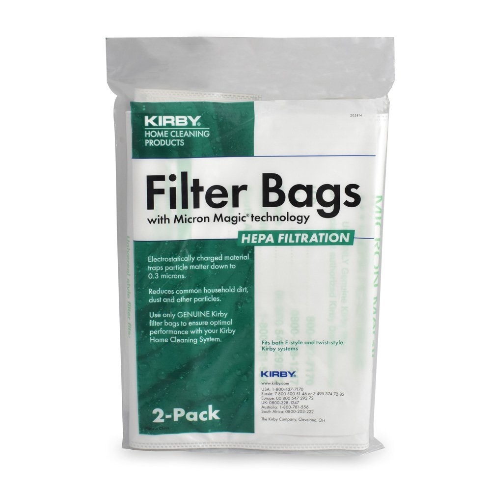 Kirby Allergen Plus Micron Magic Hepa Bags 2 Pk Part - 205814 by Kirby